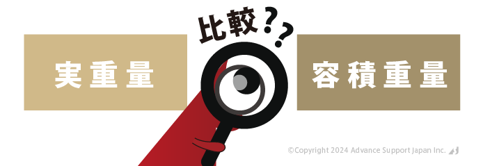 国際宅配便の実重量と容器重量
